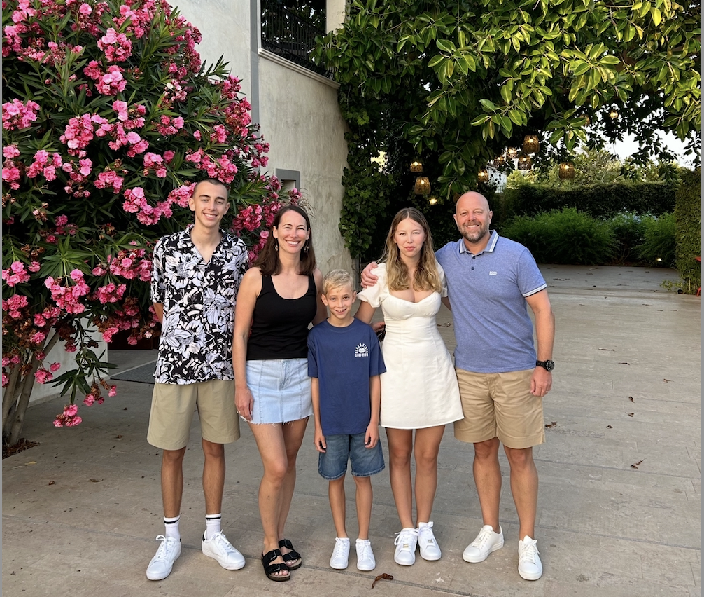 Emma Hopkinson With Her Family